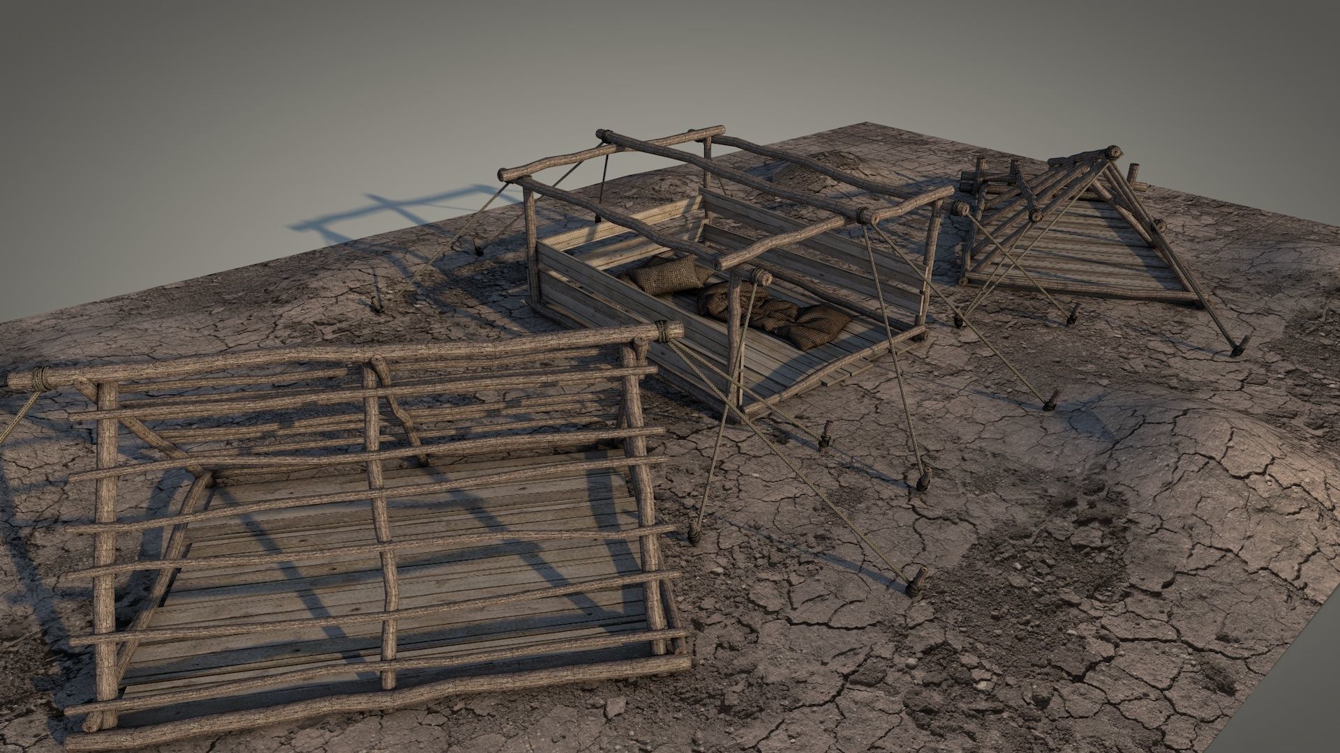 Survival Tent v8 3D model_17