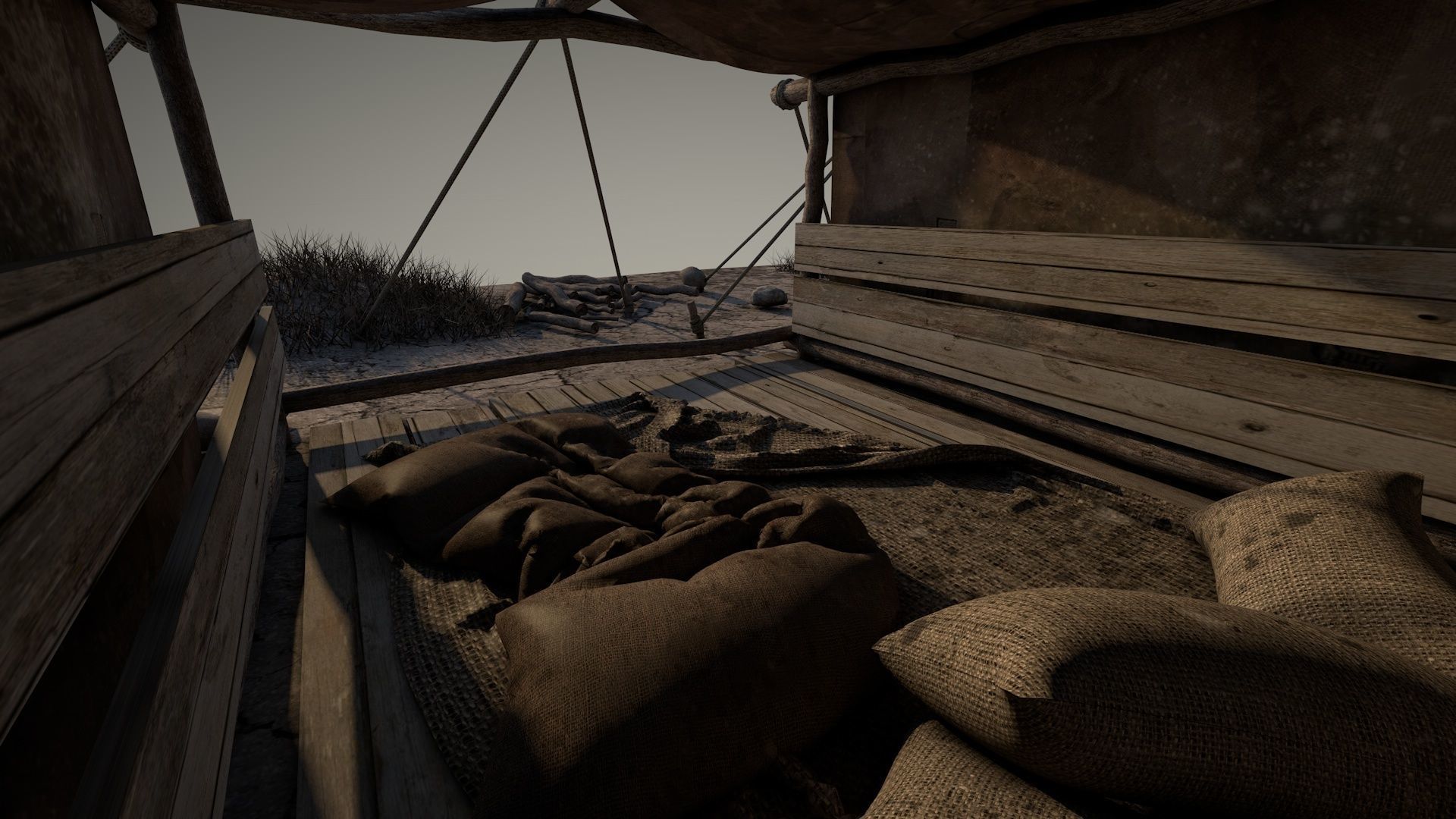 Survival Tent v8 3D model_9