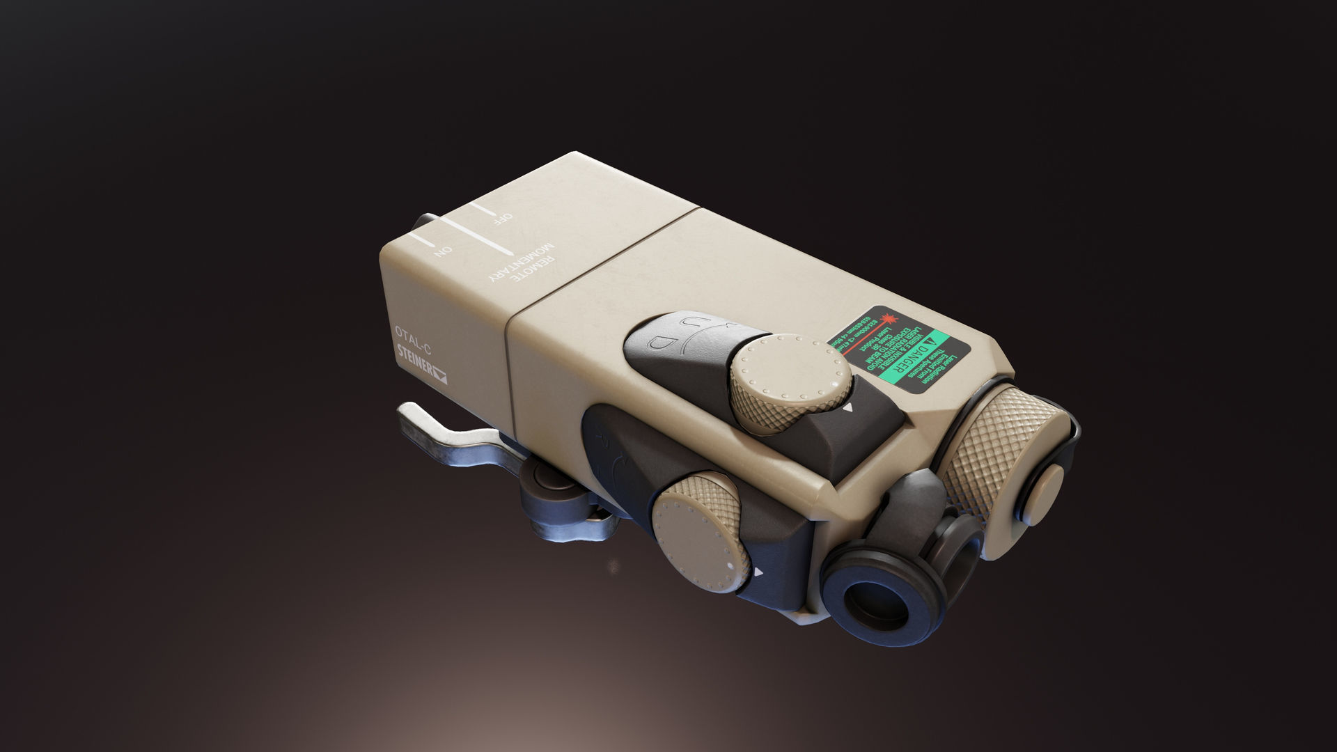 OTAL C IR Offset Aiming Laser Low-poly 3D model_4