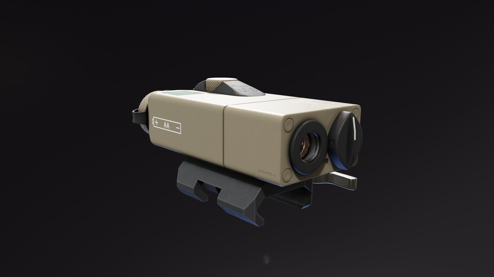 OTAL C IR Offset Aiming Laser Low-poly 3D model_5