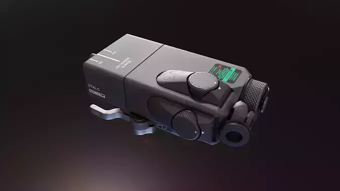 OTAL C IR Offset Aiming Laser Low-poly 3D model
