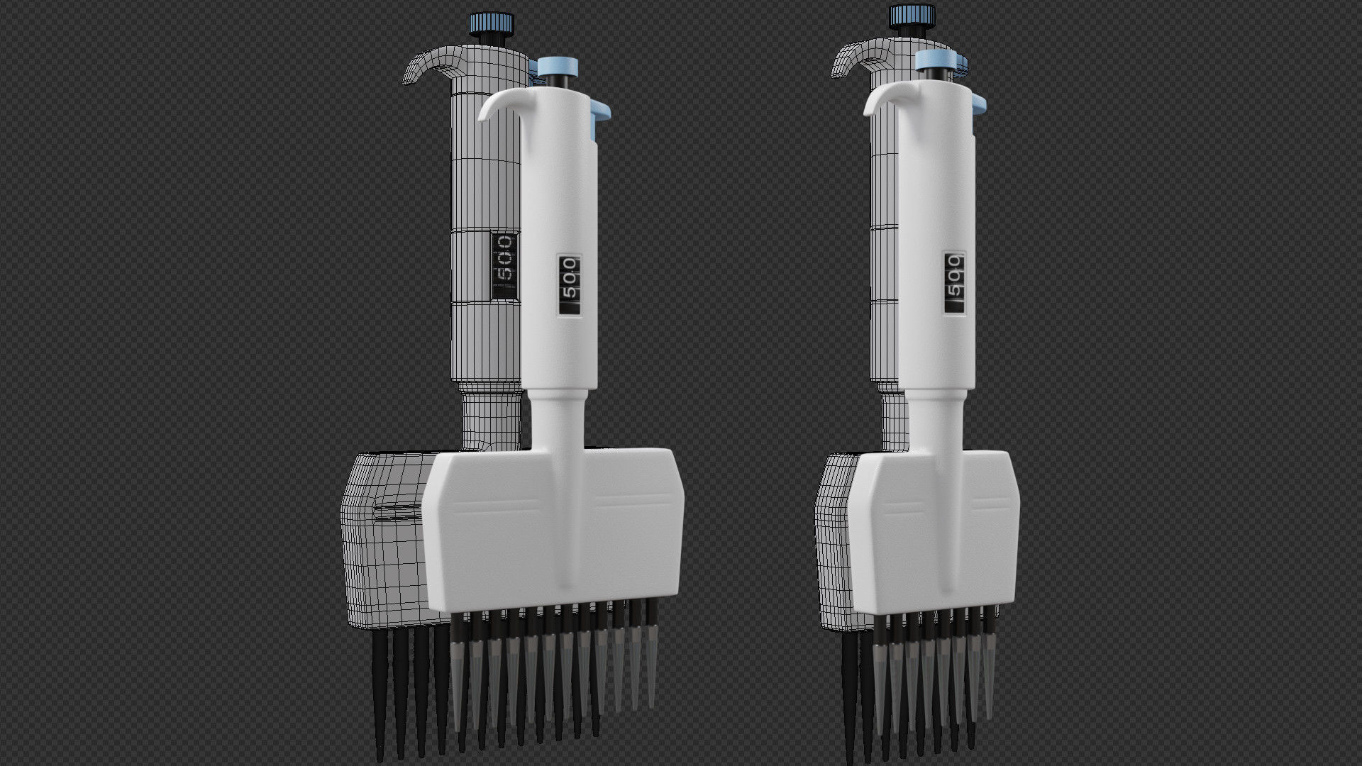 Pipette Bundle 3D model_9