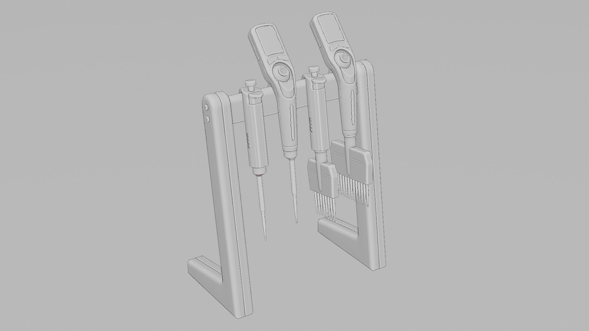 Pipette Bundle 3D model_6