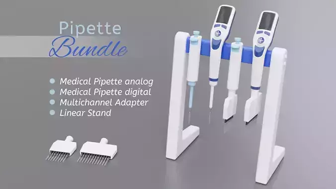Pipette Bundle 3D model