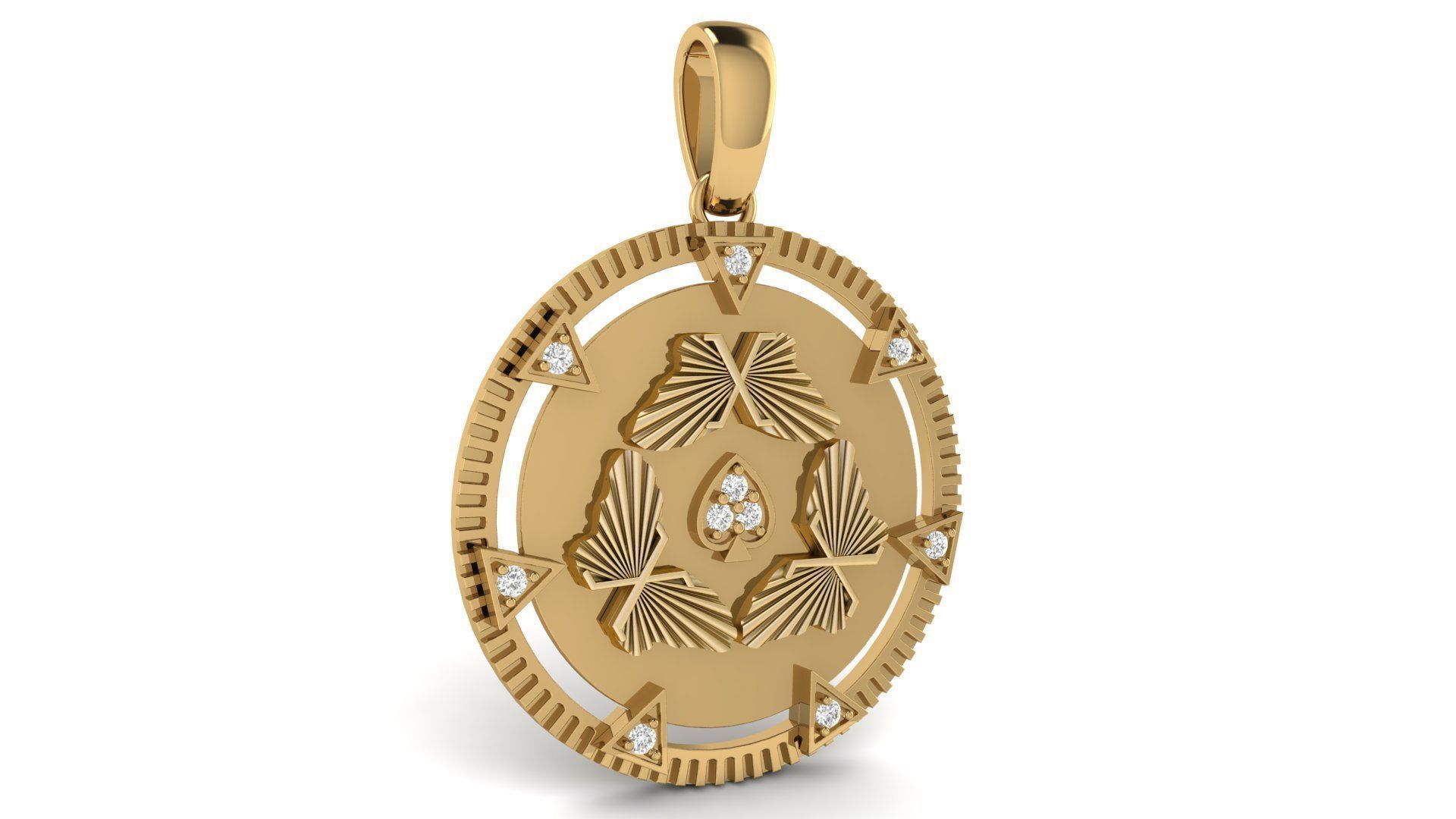 Foundrae  Medallion 3D print model_3