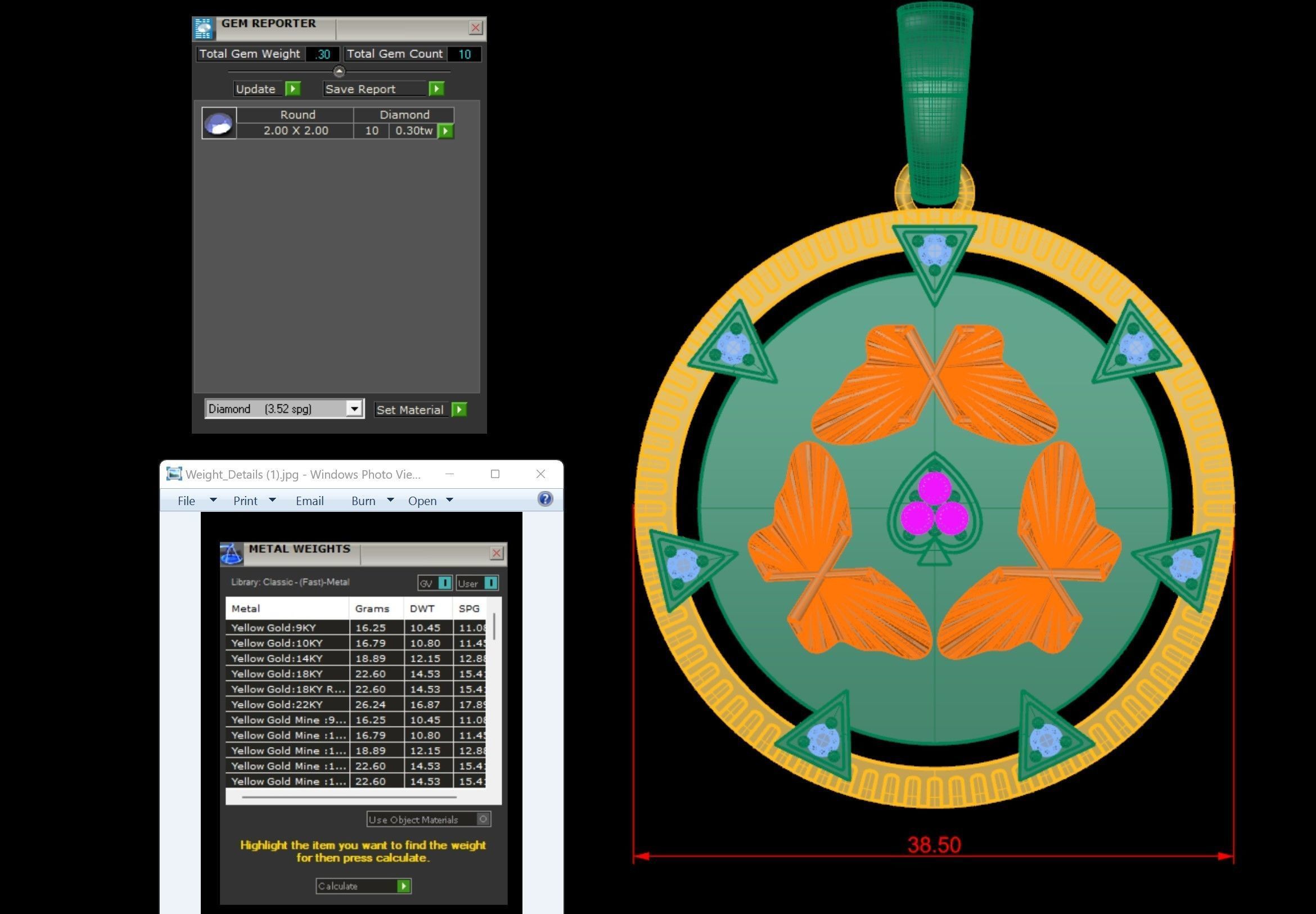 Foundrae  Medallion 3D print model_5