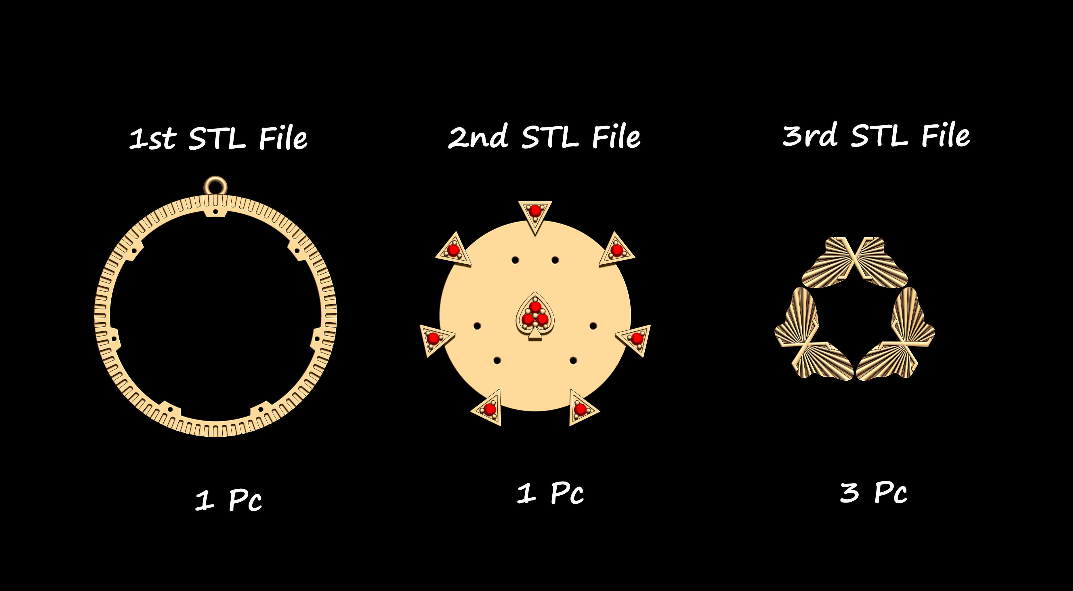 Foundrae  Medallion 3D print model_4