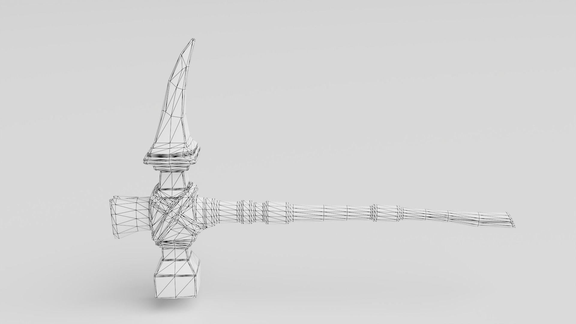 Miners pick 3D model_5