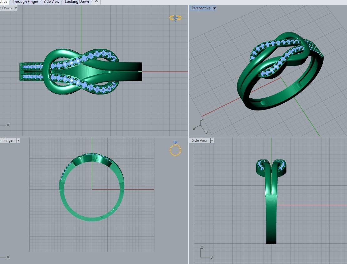 jewelry ring 3D print model_6