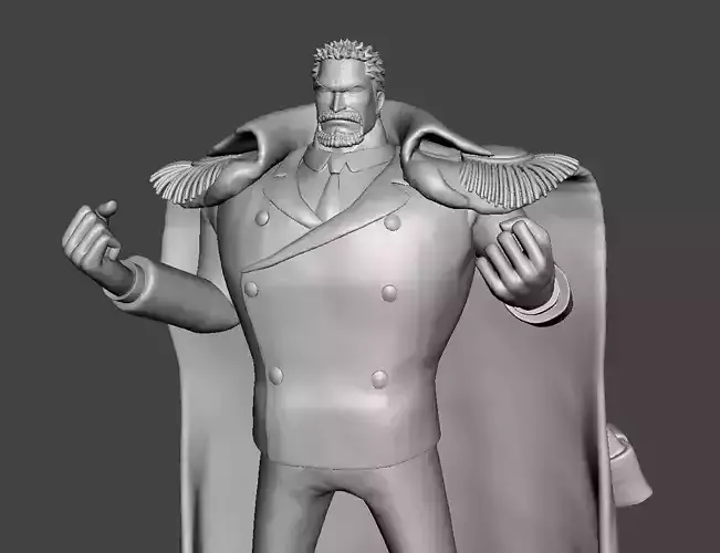 Monkey D Garp 3D Model