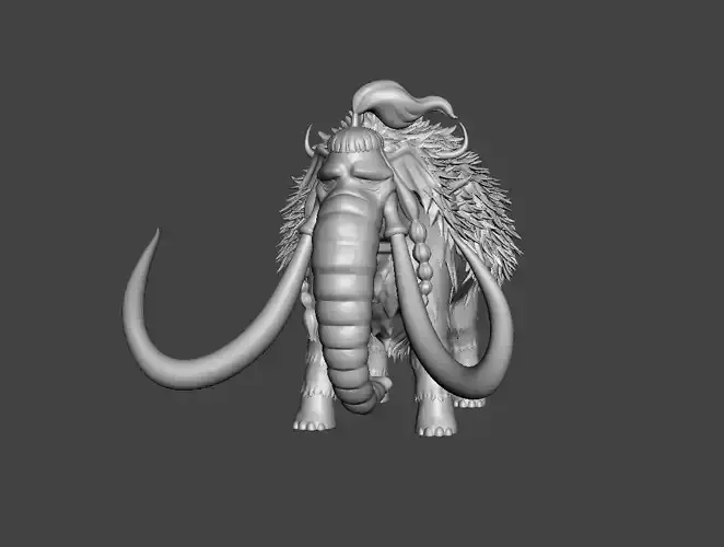 Jack the Drought Mammoth form 3D Model 3D print model