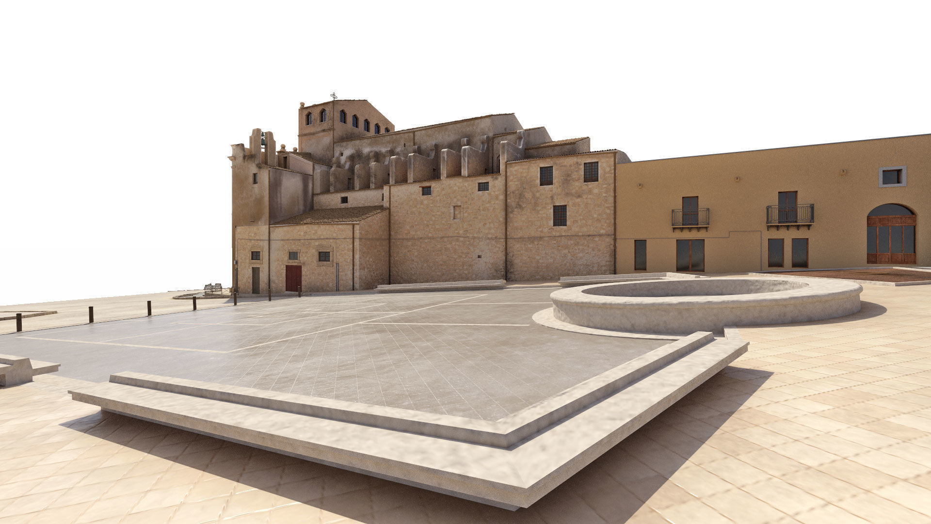 Sicilian Church 3D model_12