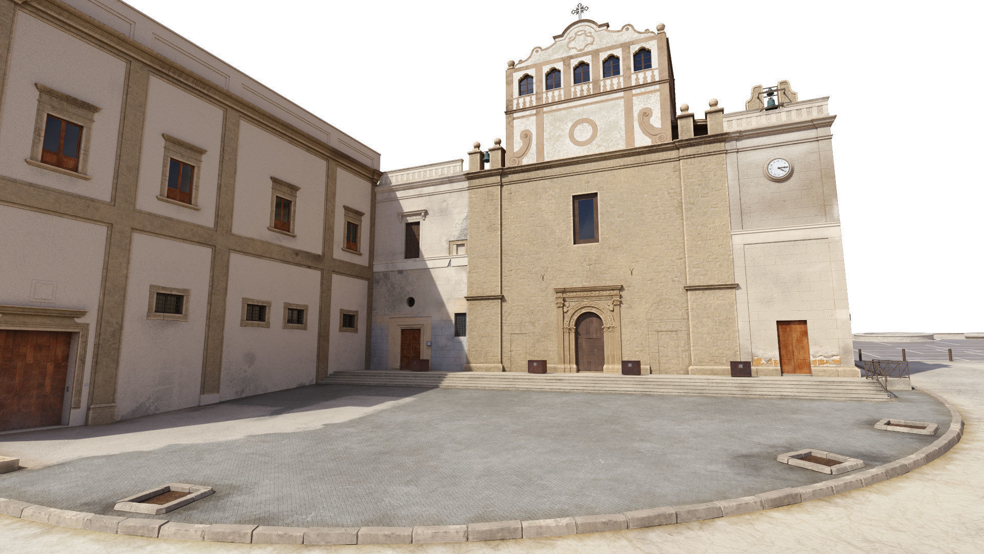 Sicilian Church 3D model_5