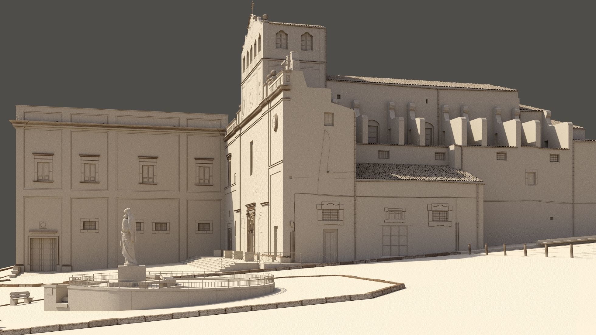 Sicilian Church 3D model_10
