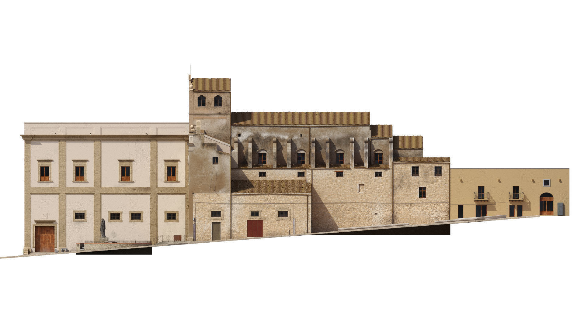 Sicilian Church 3D model_15