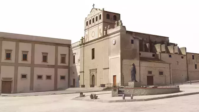 Sicilian Church 3D model
