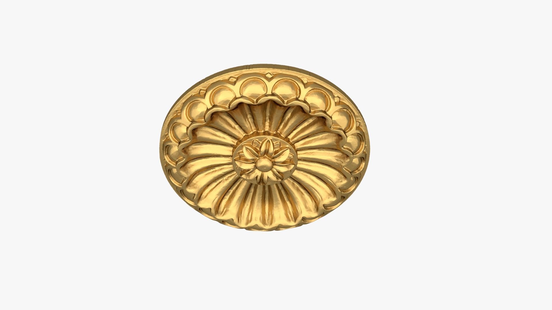 Classic decor ornament 265 3D model_4