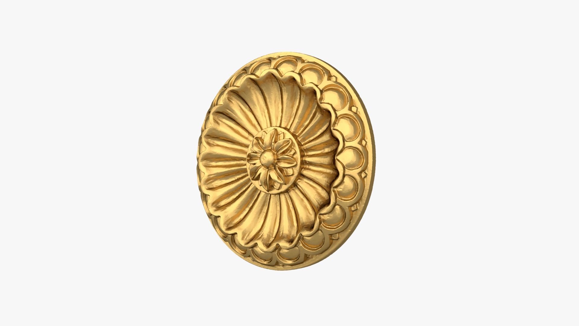 Classic decor ornament 265 3D model_2