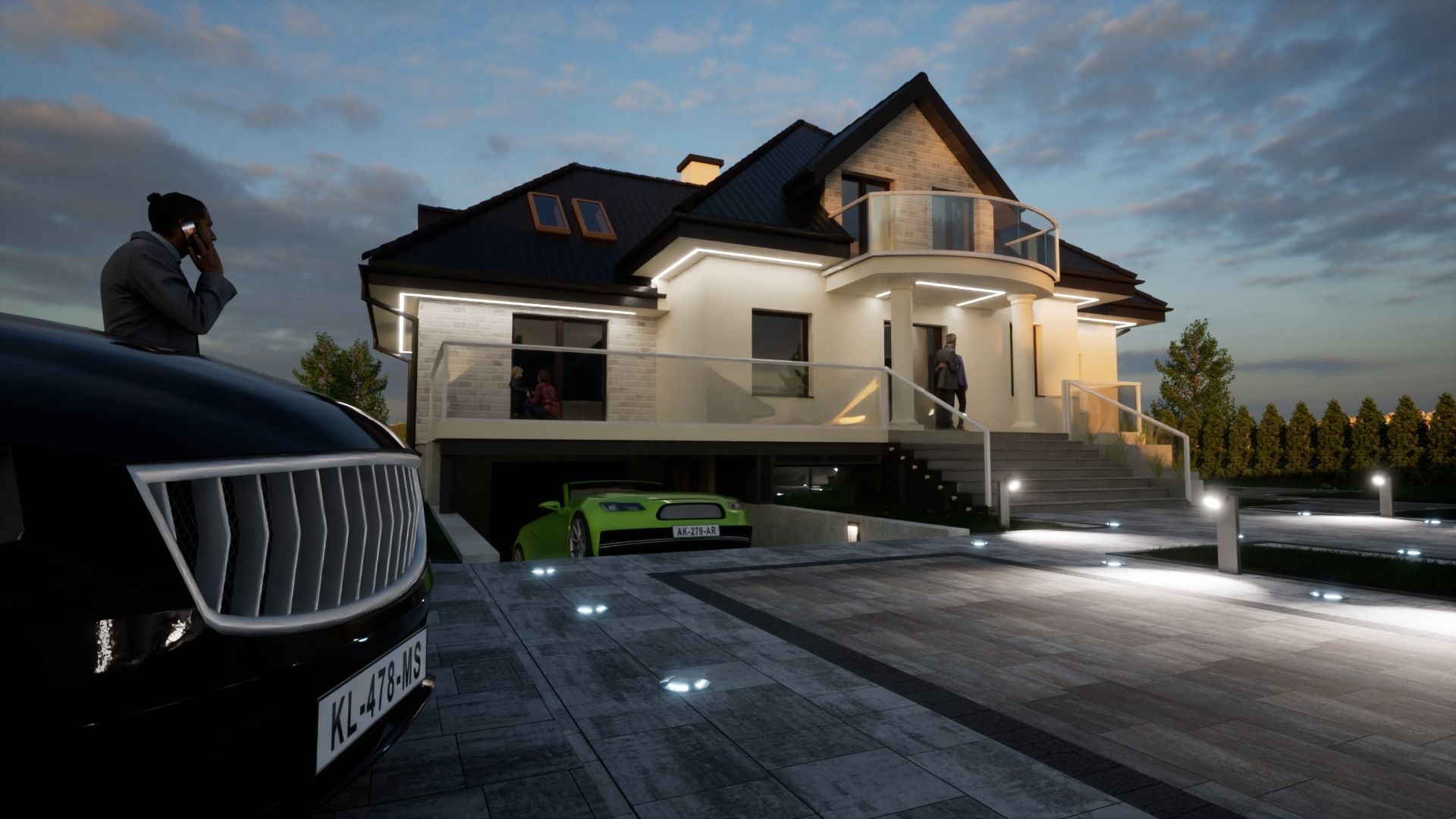 classic house model 3D model_14