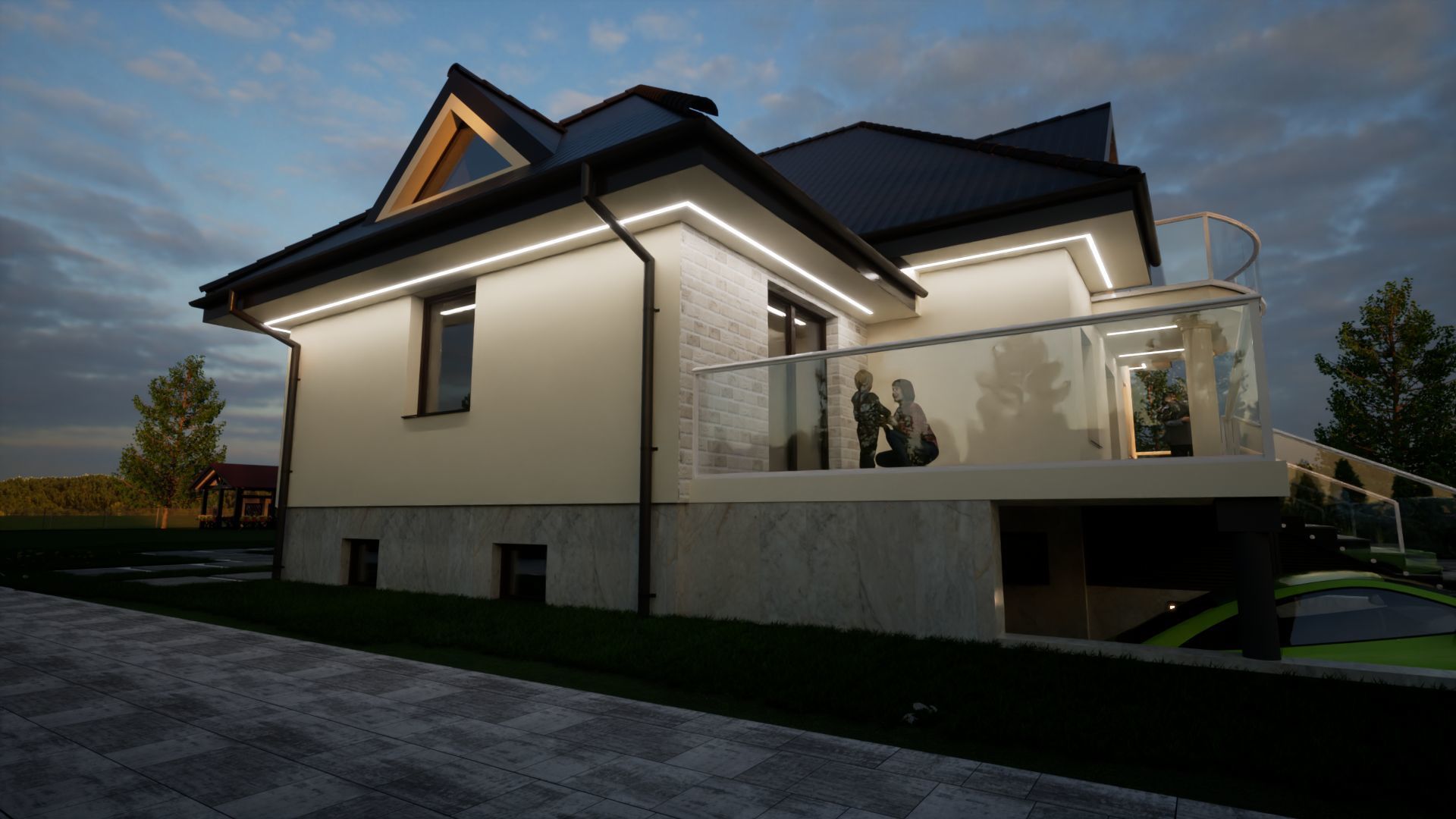 classic house model 3D model_40