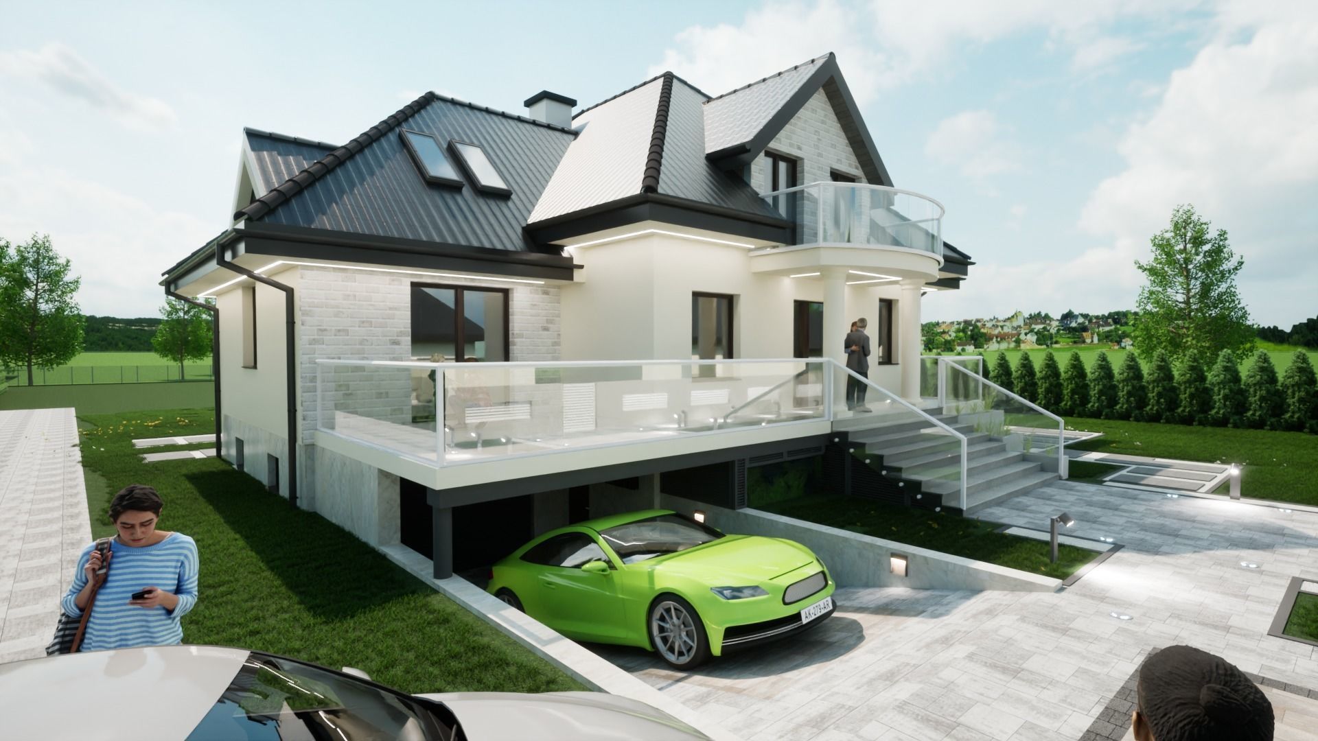 classic house model 3D model_23