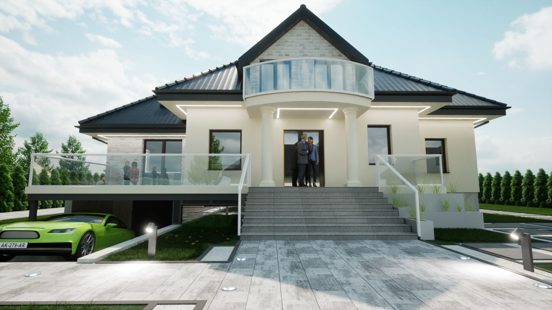 classic house model 3D model_31