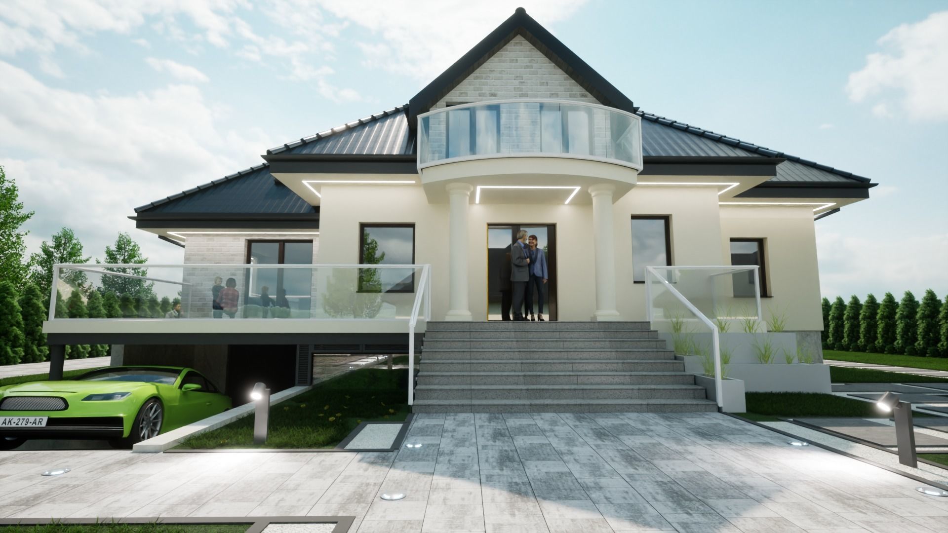 classic house model 3D model_24