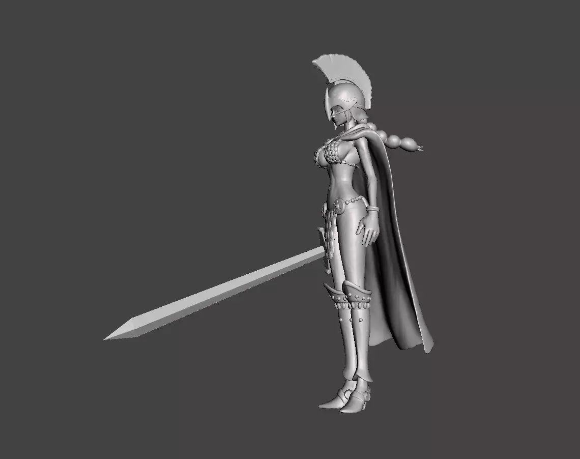 Rebecca One piece 3D Model 3D print model