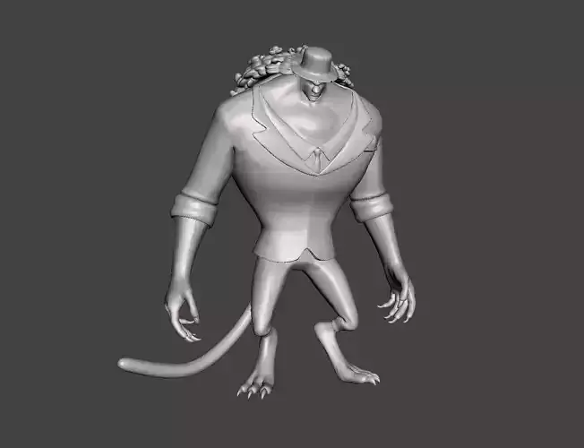 Rob Lucci Transformation 3D Model 3D print model