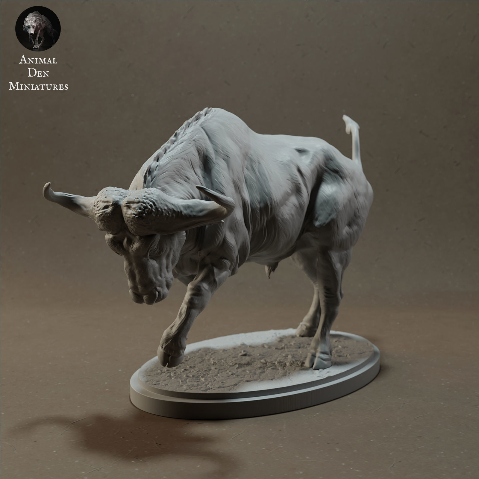Cape Buffalo Charging 3D print model_4