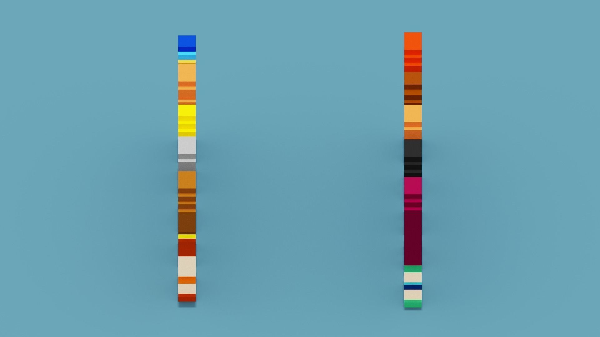 NFT Pixel Characters Low-poly 3D model_13