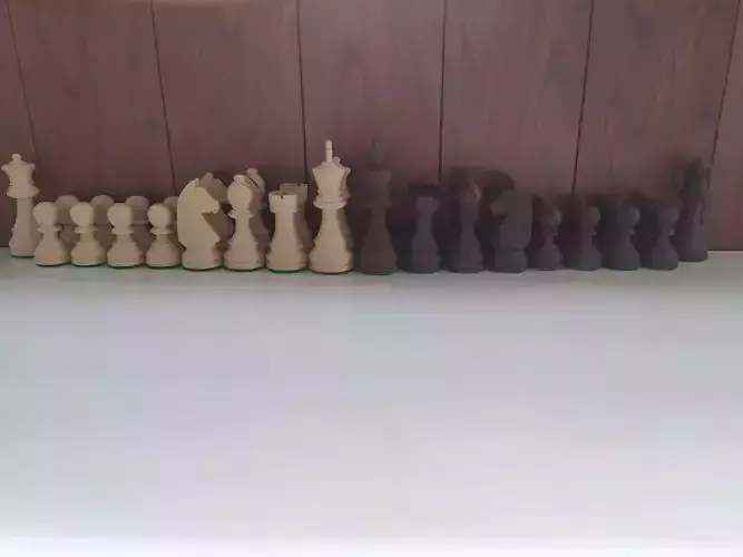 Weighted Staunton DGT Chess Set 3D print model
