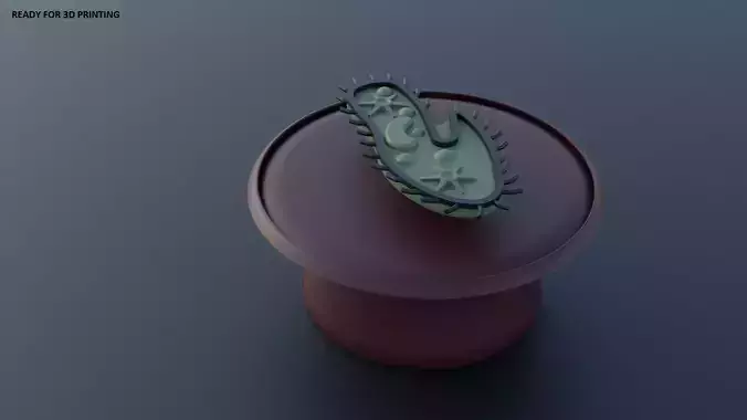 paramecium cactus 3D print model