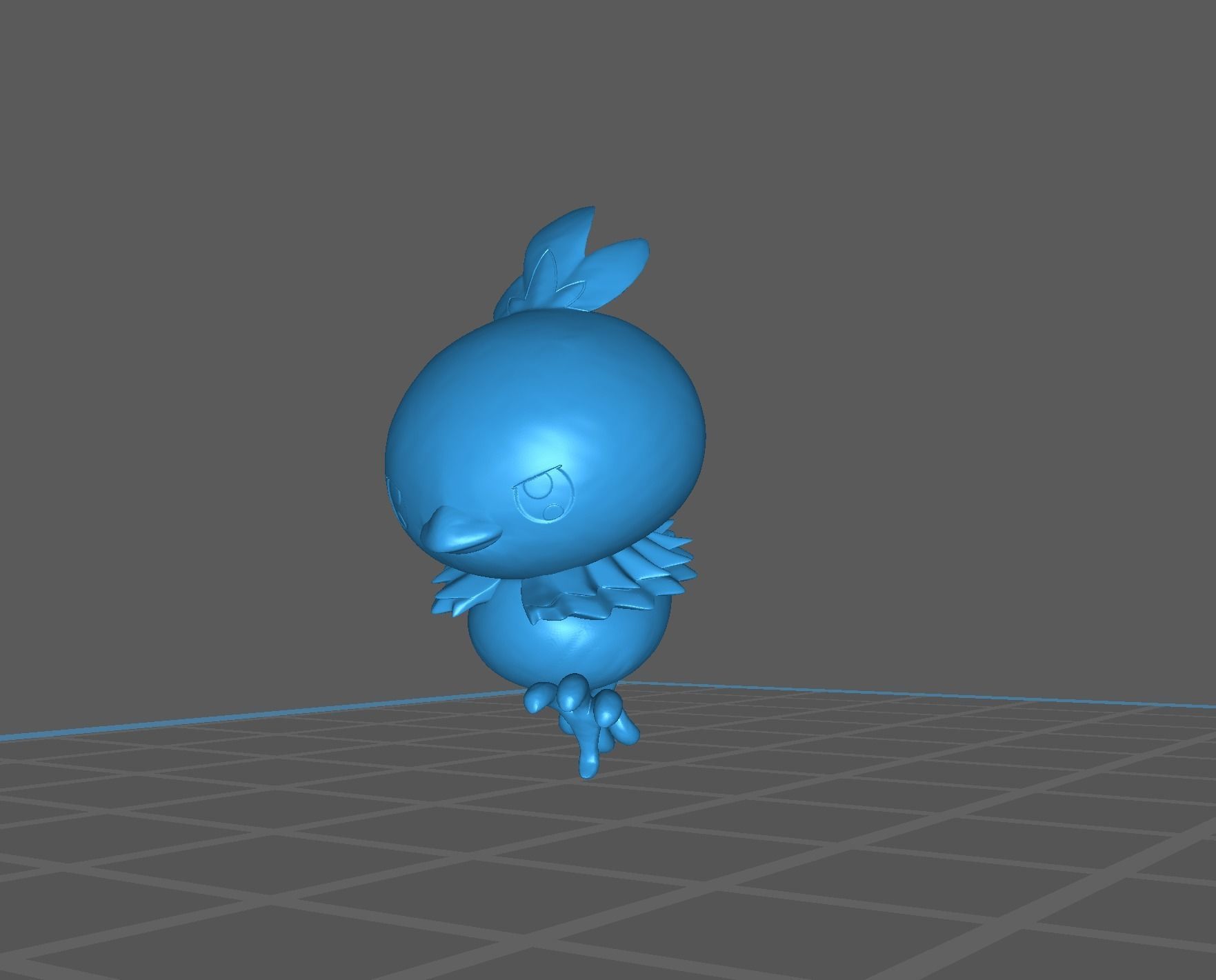 Torchic pokemon 3D print model 3D print model_12