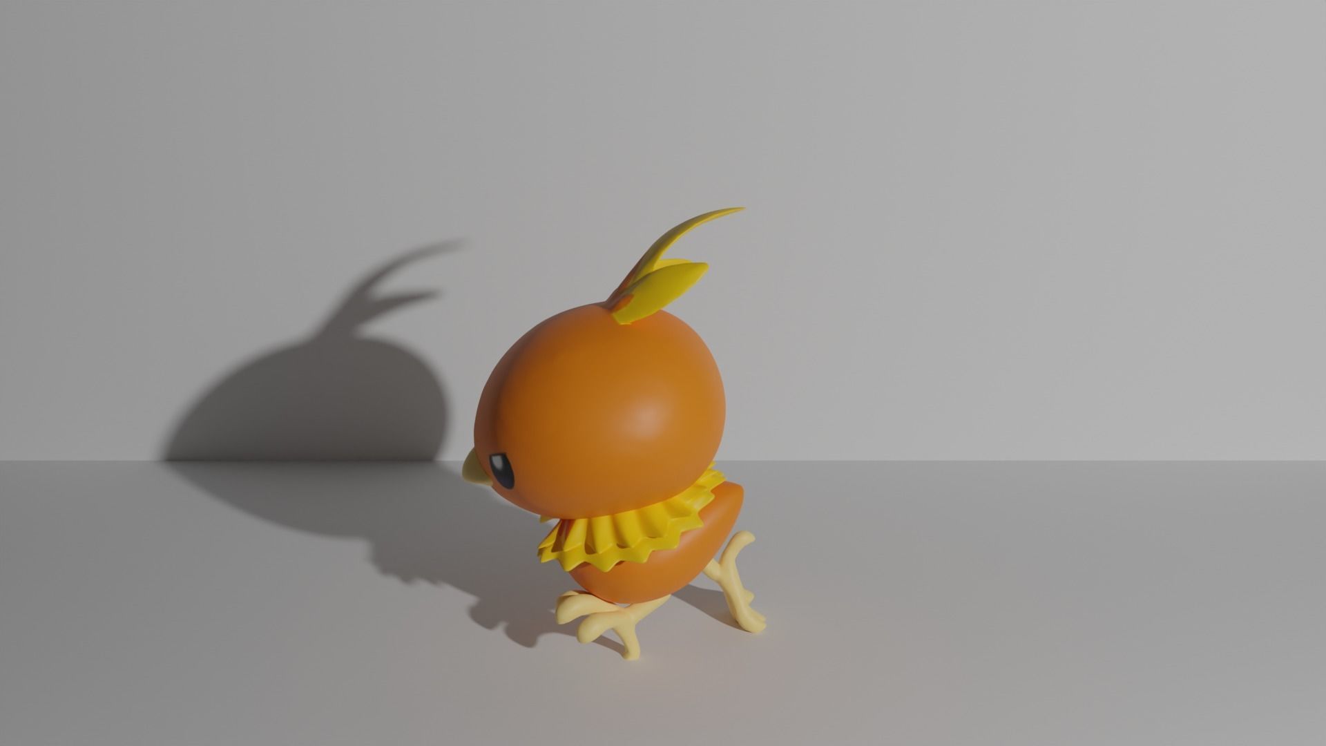Torchic pokemon 3D print model 3D print model_2