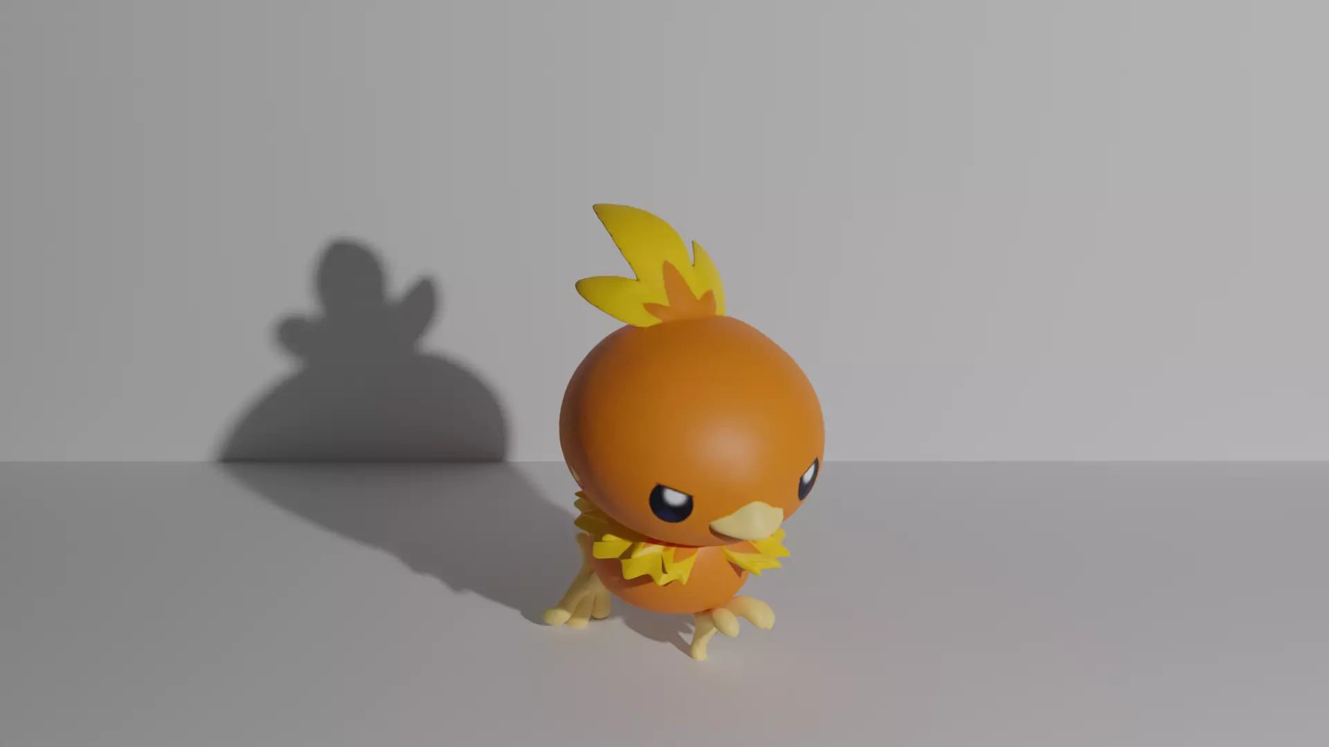 Torchic pokemon 3D print model 3D print model_0