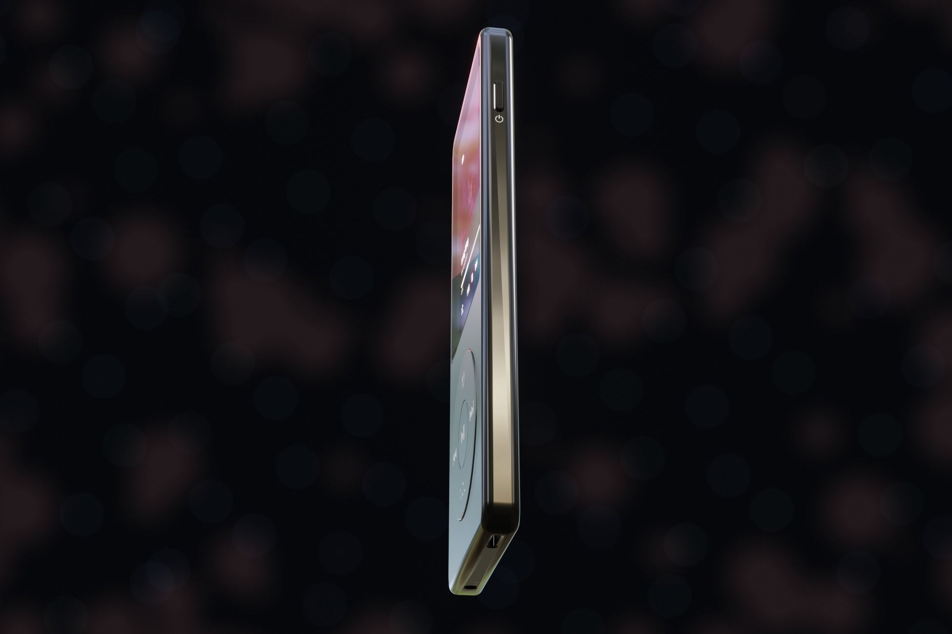 iPod Music Player Low-poly 3D model_46