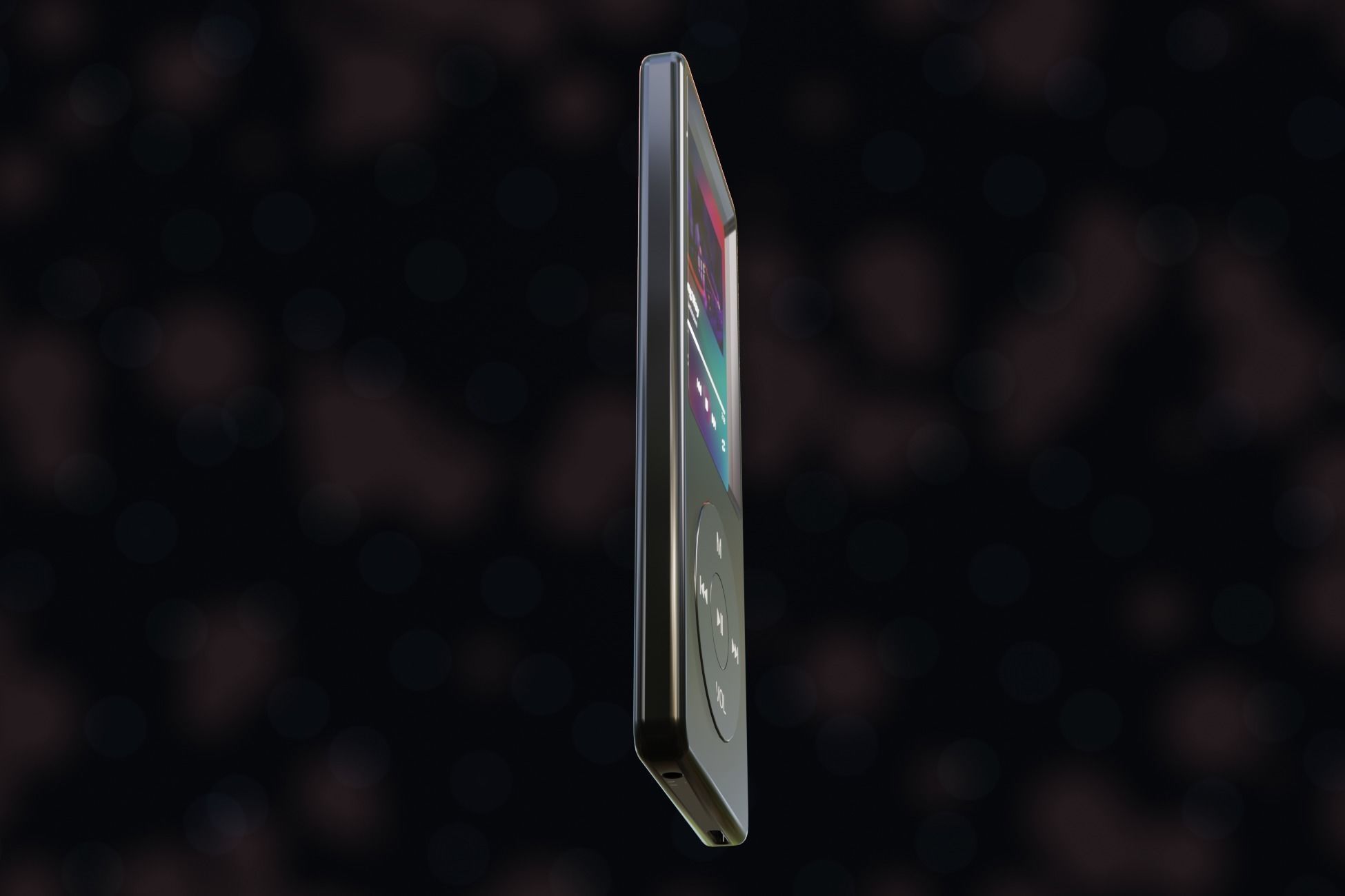 iPod Music Player Low-poly 3D model_32