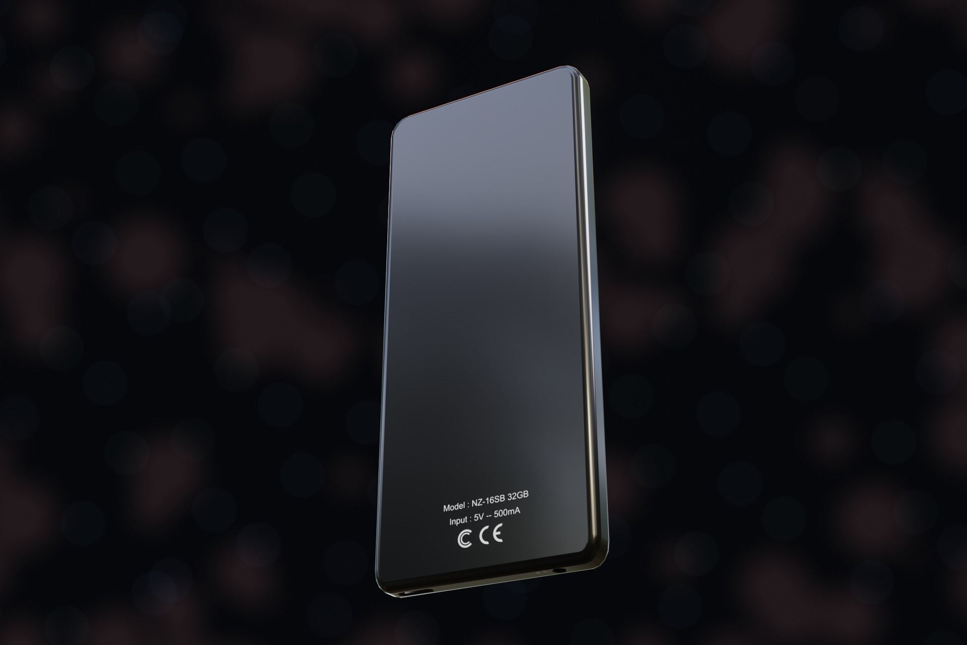 iPod Music Player Low-poly 3D model_14