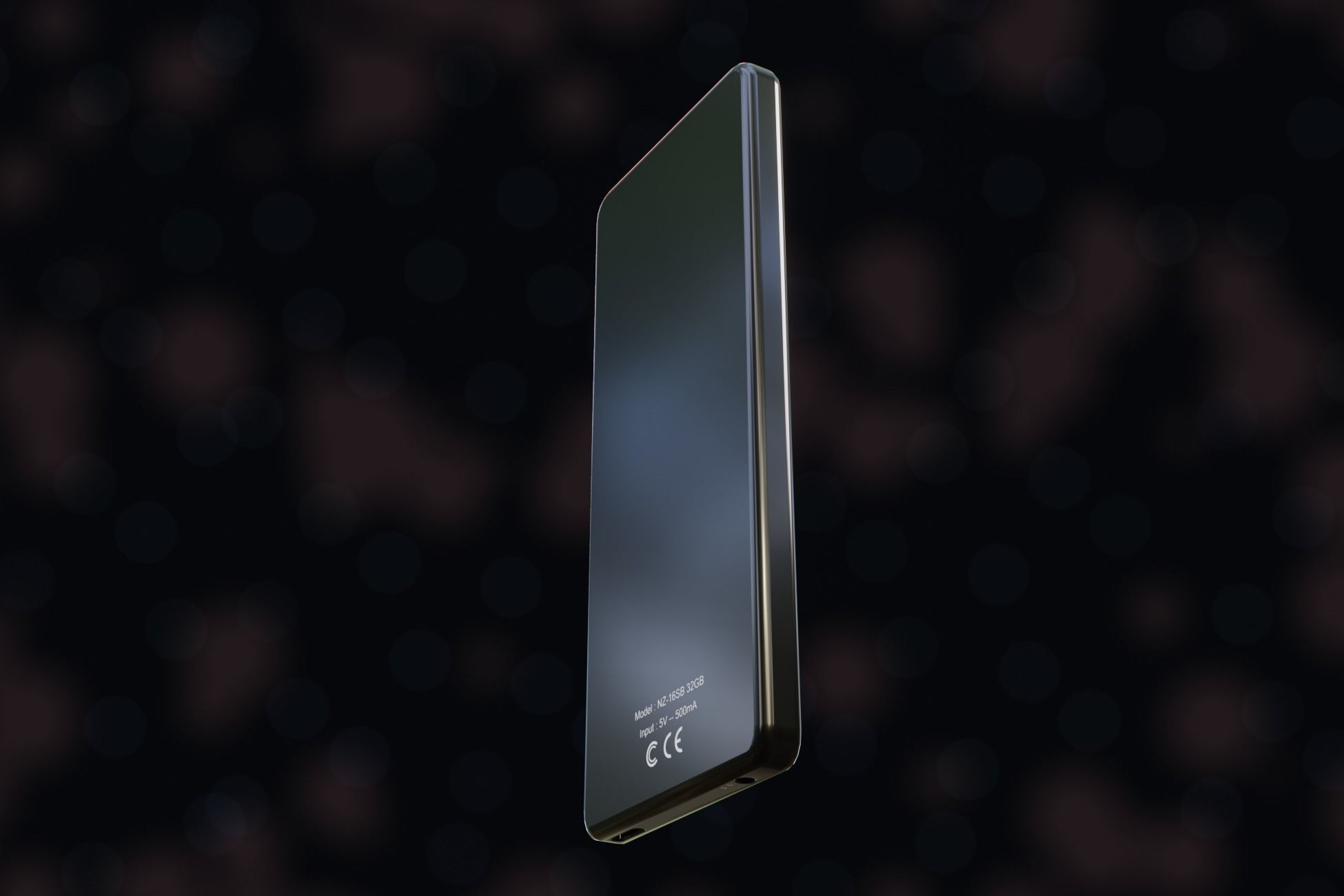 iPod Music Player Low-poly 3D model_33