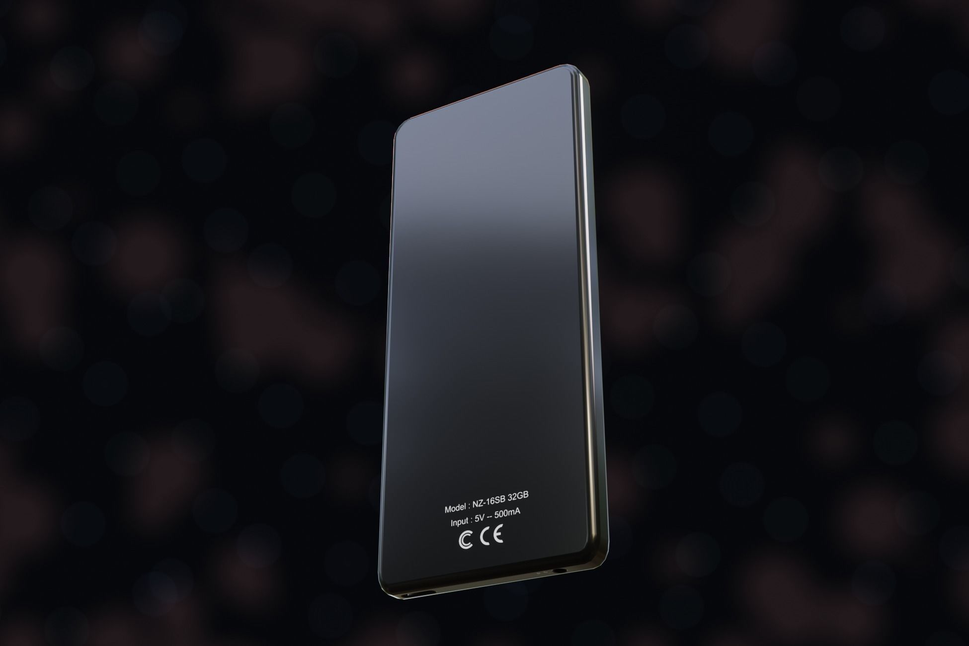 iPod Music Player Low-poly 3D model_35