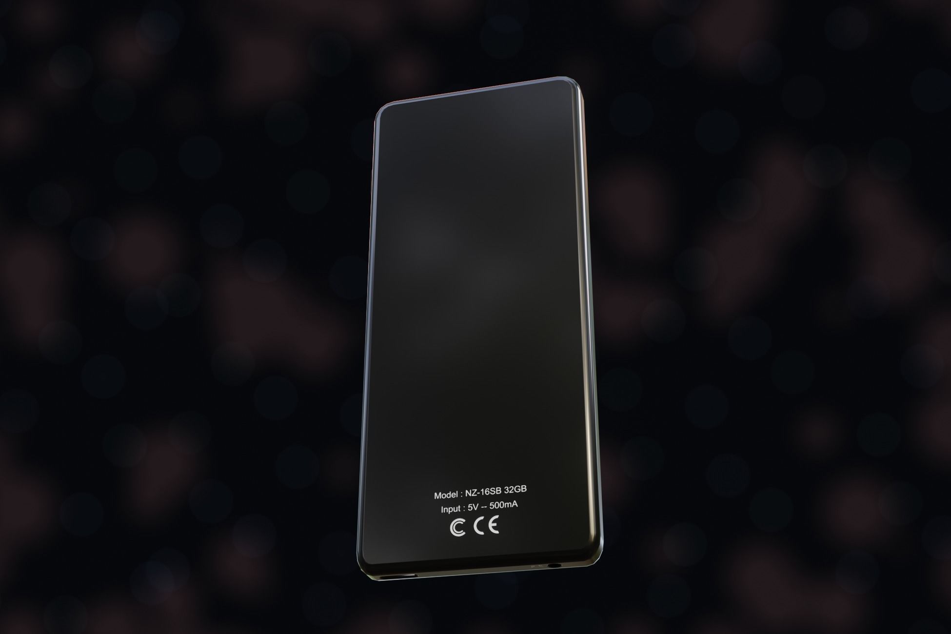 iPod Music Player Low-poly 3D model_15