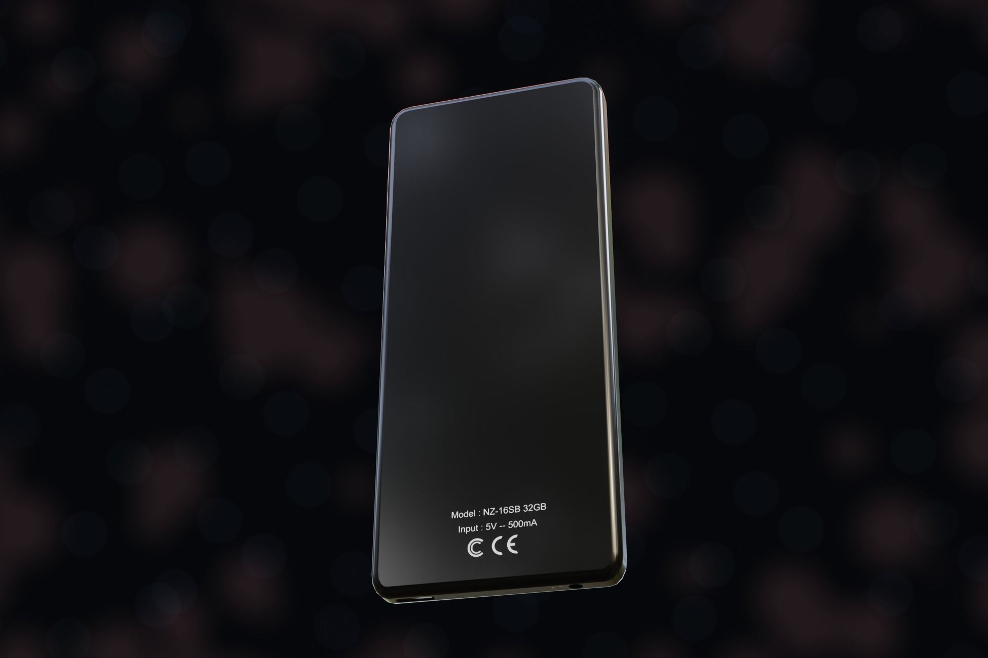 iPod Music Player Low-poly 3D model_37