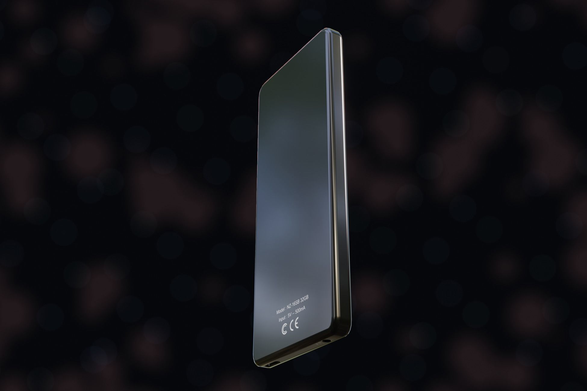 iPod Music Player Low-poly 3D model_9