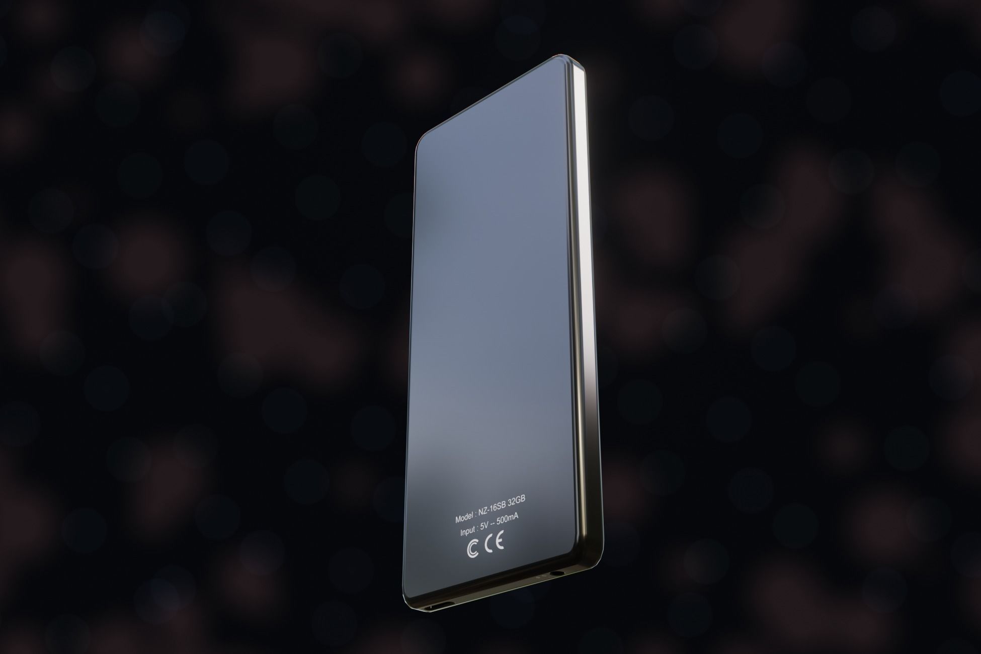 iPod Music Player Low-poly 3D model_31