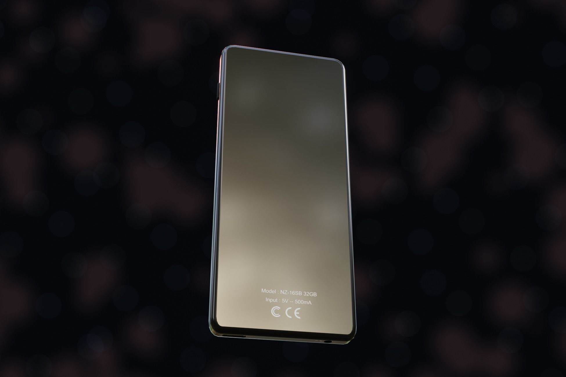 iPod Music Player Low-poly 3D model_40