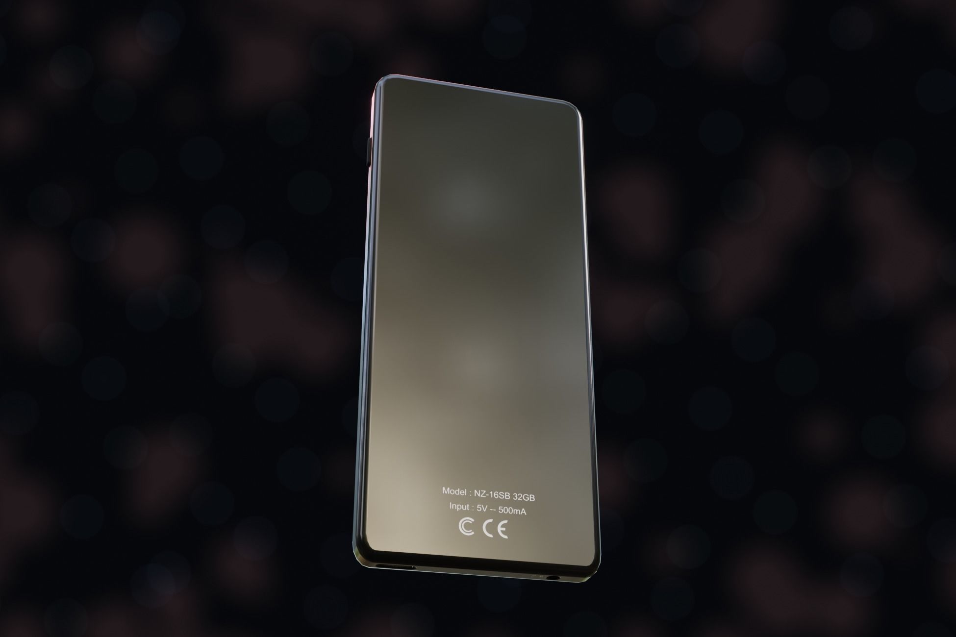 iPod Music Player Low-poly 3D model_11