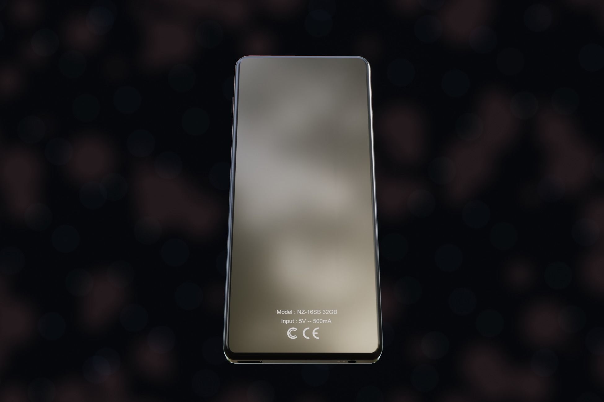 iPod Music Player Low-poly 3D model_12