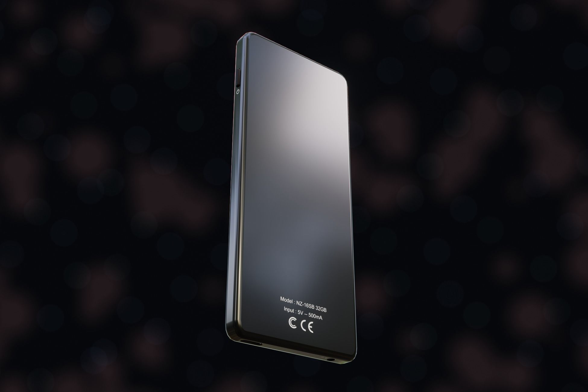 iPod Music Player Low-poly 3D model_3