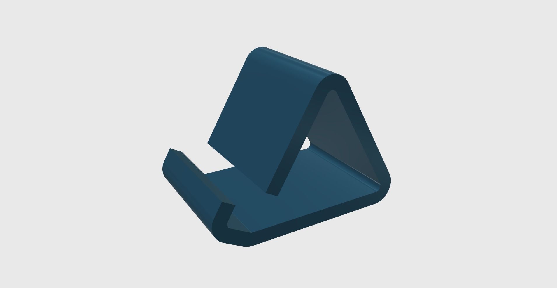 Phone holder universal easy print 3D print model_8